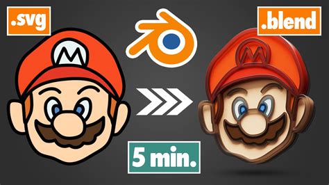convert svg to 3d model.